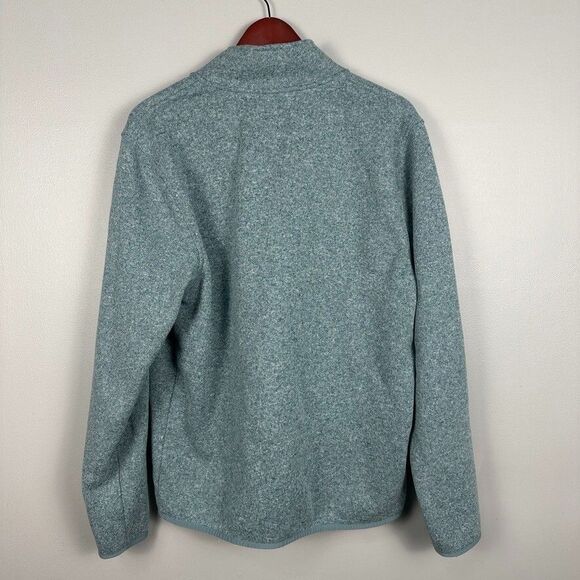 J. Crew Mercantile Womens Pullover Sweater 1/4 Zip Large Blue Sweatshirt Quarter - Picture 5 of 5
